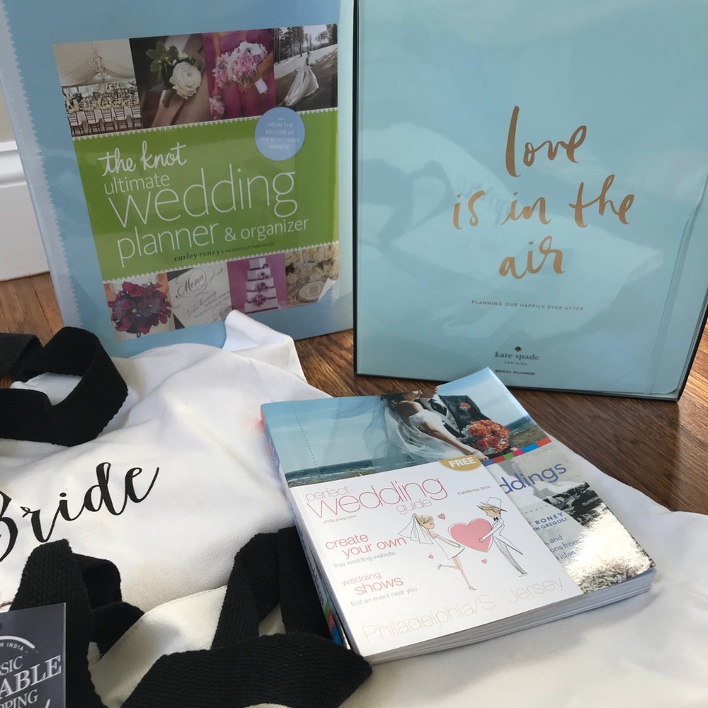 Kate Spade bridal planner and engagement gifts